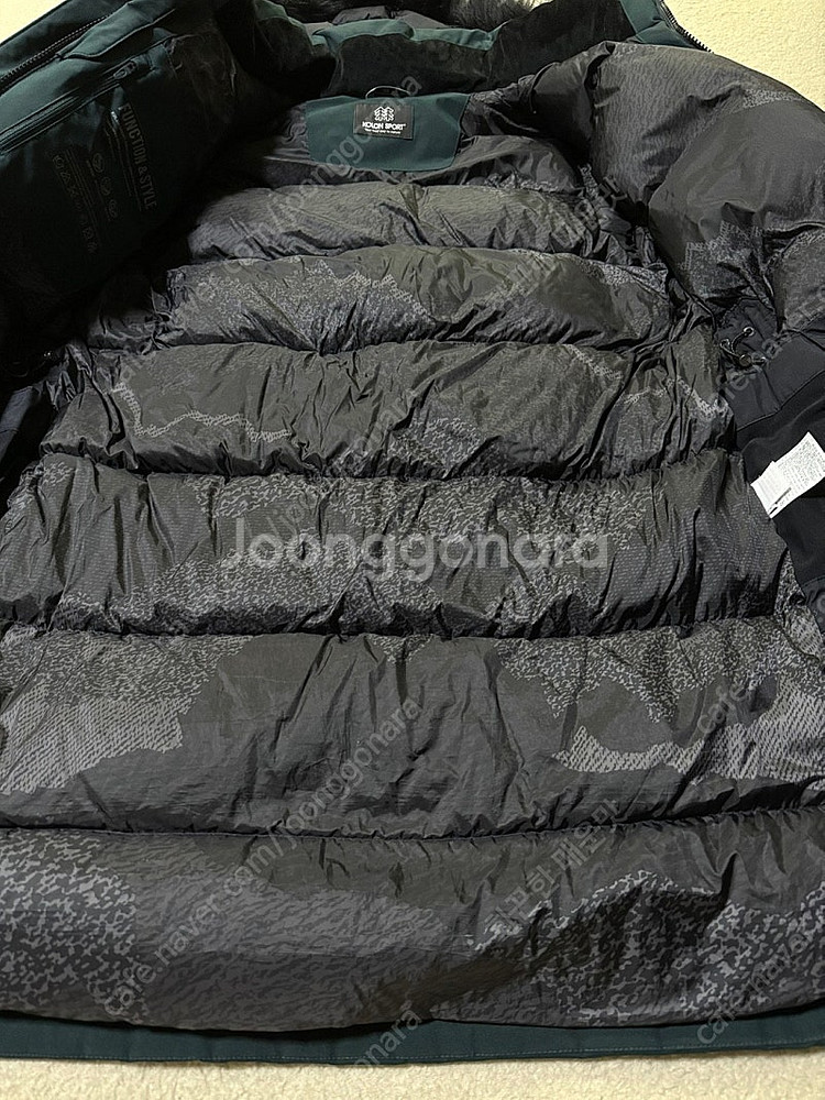 코오롱 안타티카 롱패딩 구스다운 패딩 자켓 M 95 판...--6