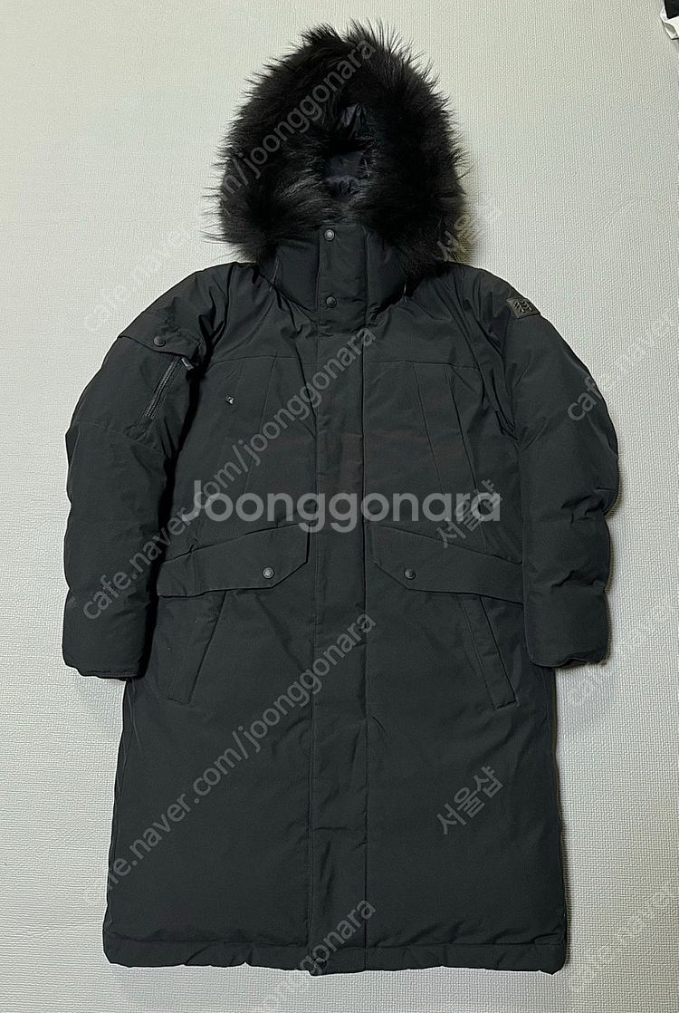 코오롱 안타티카 구스다운 롱패딩 자켓 블랙 100 L ...--1