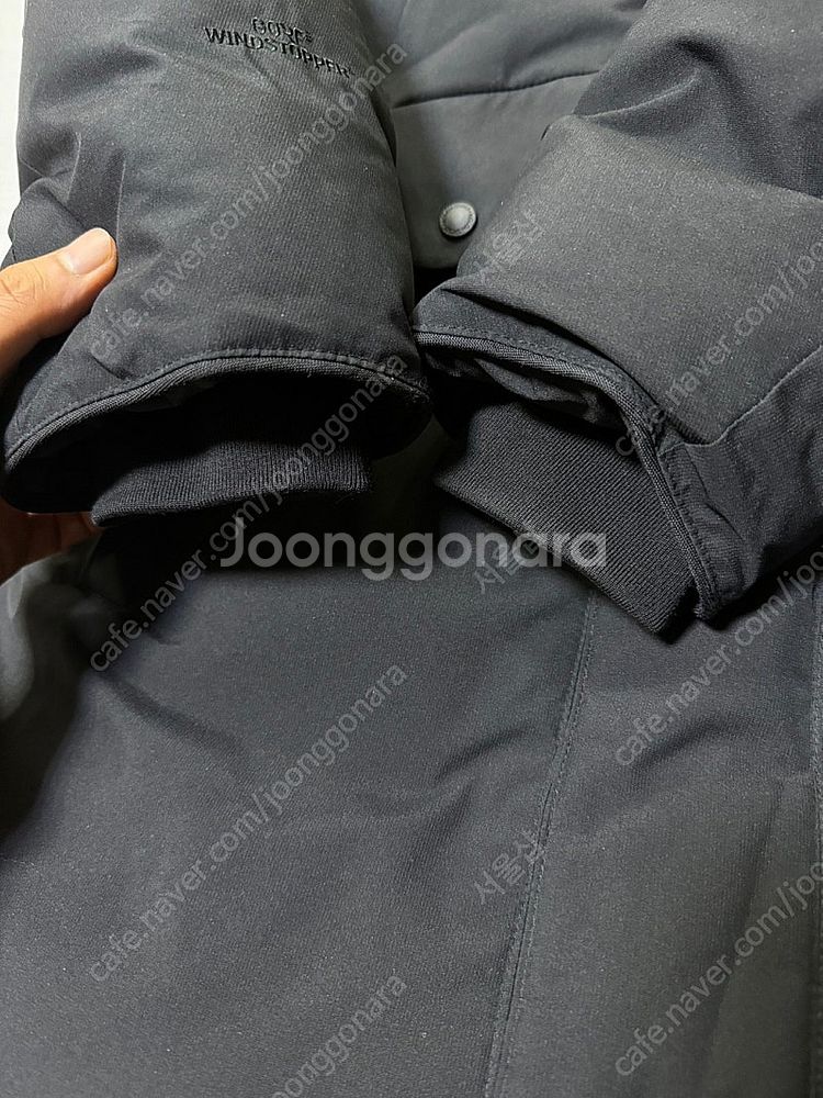 코오롱 안타티카 구스다운 롱패딩 자켓 블랙 100 L ...--2