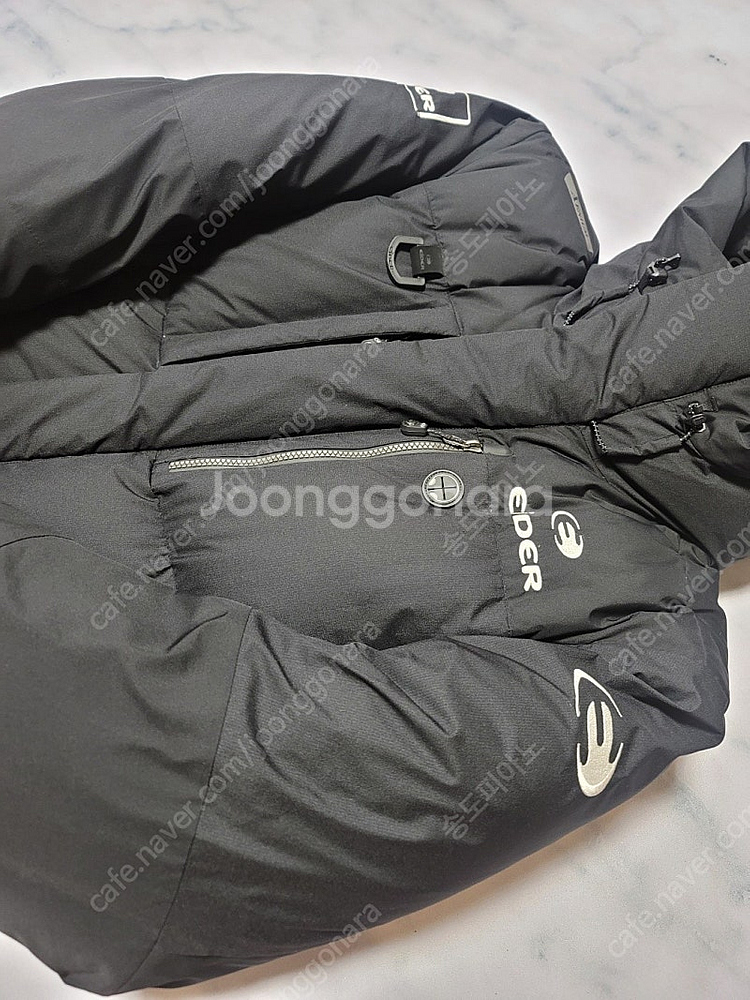 아이더 캄피로 구스다운 패딩 자켓 블랙 M 95 판매합...--3