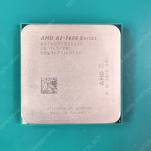 AMD A8-7600 APU 3.1-3.8G FM2 소켓 15,000원