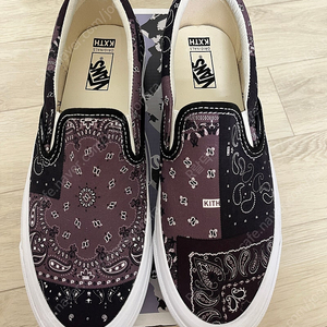 반스 볼트 x 키스 10주년 OG 슬립온 LX 스카랍 반다나 US8.5 265사이즈 새제품 VANS VAUL,KITH