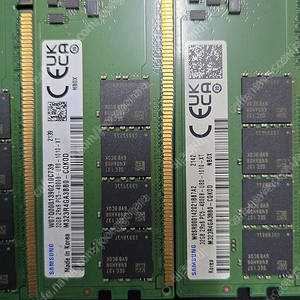 삼성 DDR5-4800MHz RAM 메모리 32G *4개 팝니다.