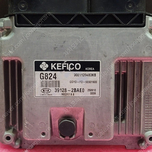 (중고) K3 중고 ECU (초기화제품) 39128-2BAE0 / 391282BAE0