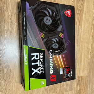 msi rtx3060 gaming x 팝니다 (보증x)