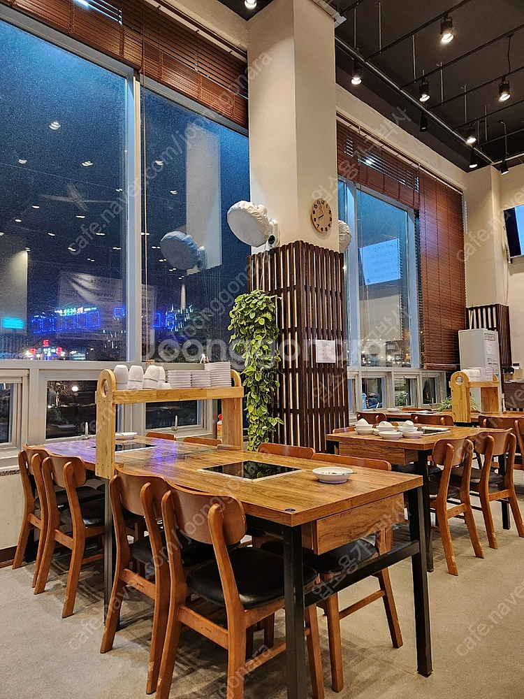 장례식장 업소용 식탁의자 세트 김밥집 분식집--6