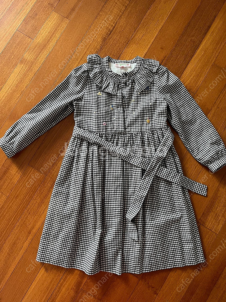 봉쁘앙 체크 원피스 판매해요. (6y)--1
