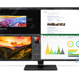 LG43UN700 4분할 모니터 판매