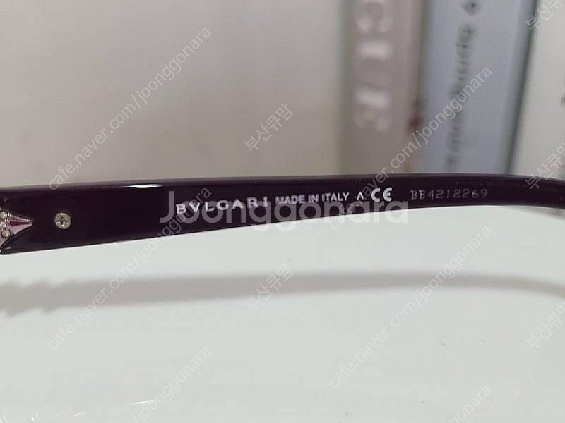 정품 불가리 반무테 안경테 2162 B 378--5