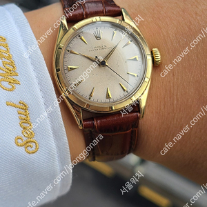 [정품] 롤렉스 오이스터퍼페추얼 버블백 옐로우골드 금통 빈티지 (Rolex Oyster Perpetual Bubble Back Yellow Gold)