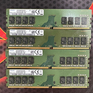 삼성 DDR4 메모리 8GB 4개 일괄로 팝니다. (PC4-2400T-UA2-11)