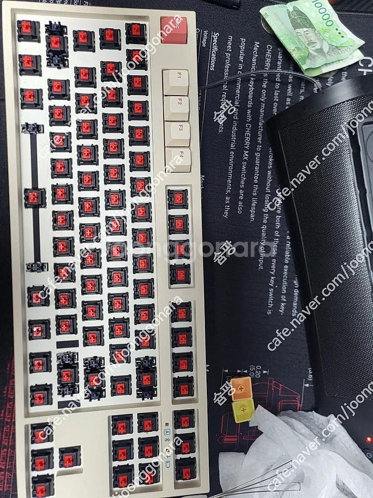 레오폴드 FC750RBT PD 코랄블루 영문 블루투스 ...--1