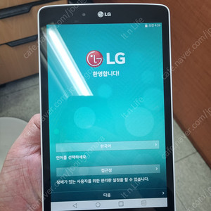 LG G패드 8.0인치 (LG-V480) 상태S 급 화이트 색상 (2만원)