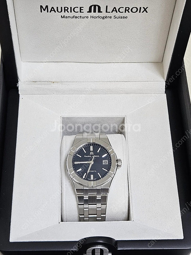 모리스라크로와 아이콘 39mm 오토매틱 블랙--5