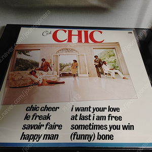 시크 (나일 로저스 Nile Rodgers) Chic 1978년 일본초판 엘피 LP