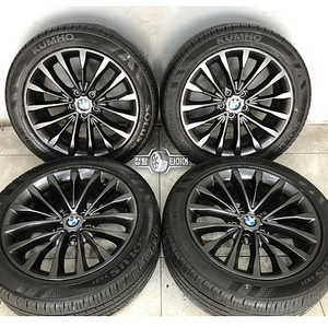 BMW 5시리즈 럭셔리 흠집없는 블랙 휠 타이어 245/45R18