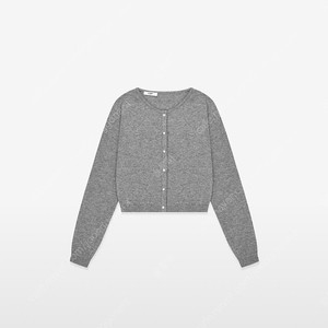 글로니 가디건 그레이 G CLASSIC STANDARD FIT CARDIGAN (GRAY)