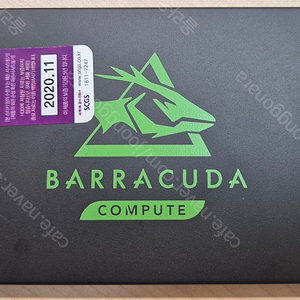 씨게이트 BarraCuda 120 SSD 2TB 판매합니다.