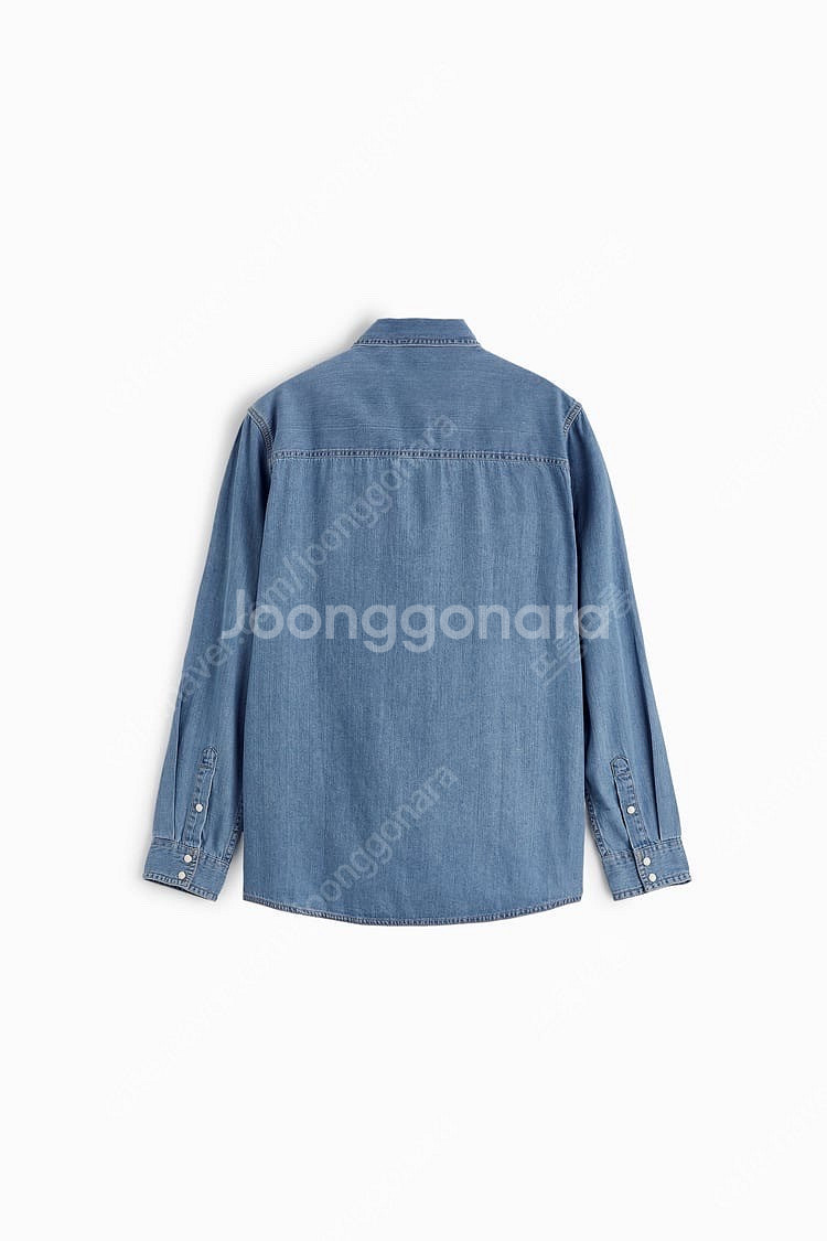 자라 포켓 데님 셔츠 s--1