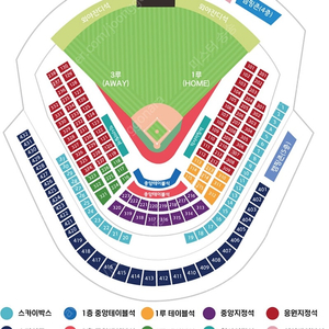 준플레이오프 3차전 중앙스카이존 410블럭 1장양도