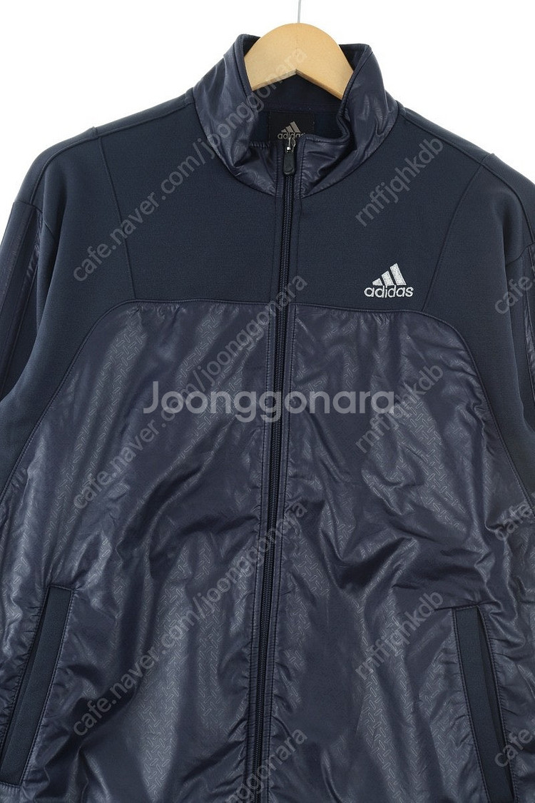(XL) 아디다스 집업져지 트랙탑 네이비 폴리 삼색선 ...--0