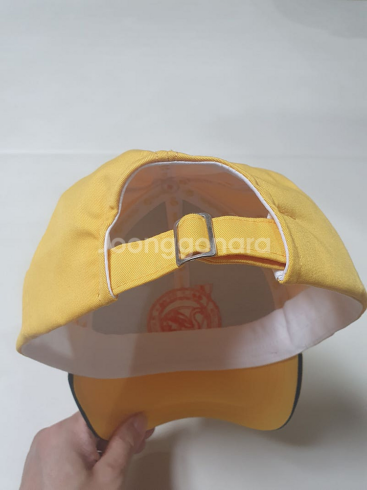 Farfalla 골프 모자 옐로우 화이트 볼캡--2