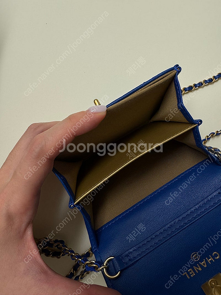 (상태최상)샤넬 골드볼 체인 미니백 (Clutch wi...--5
