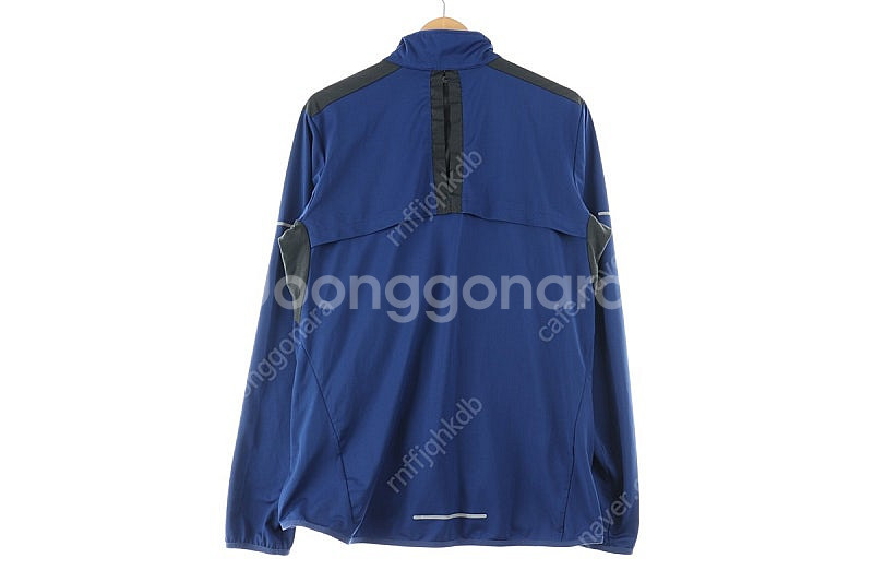 (XL) 나이키 집업져지 트랙탑 블루 폴리 올드스쿨 루...--7