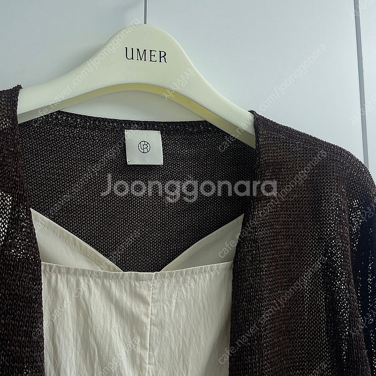 UMER 유메르 달리 썸머 가디건 브라운--8