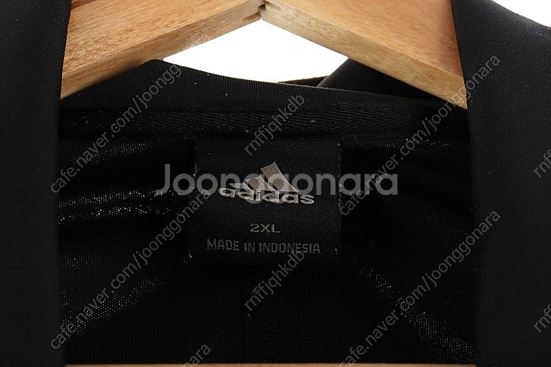 (2XL) 아디다스 집업져지 트랙탑 빅사이즈 블랙 범고...--4