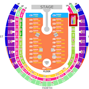 [수요일, 토요일] 콜드플레이 COLDPLAY 1층 W1구역 6열 연석 양도