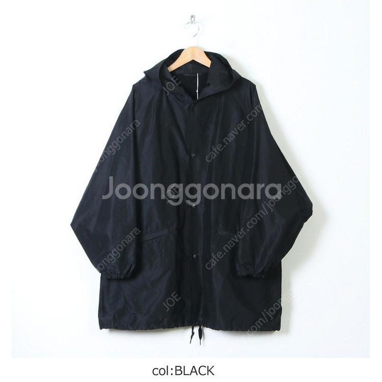 comoli 코모리/코튼 실크 후드 코트/3--0