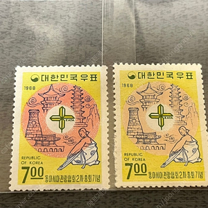 1960년대 동아시아 에러우표 싸게판매합니다.