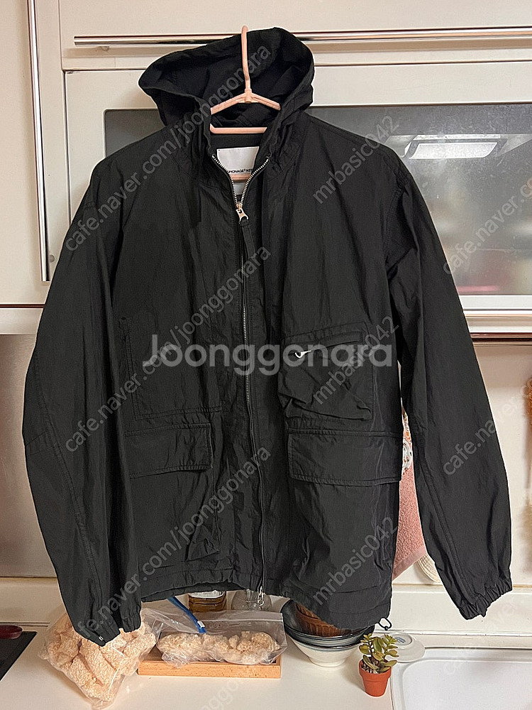 에스피오나지 Ray Wind Parka Black 라지...--0