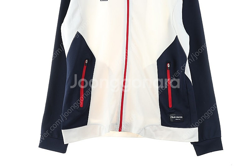 (2XL) 휠라 집업져지 트랙탑 빅사이즈 폴리 올드스쿨--3