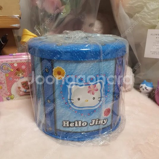 미개봉/ 고전) 키티 닮은꼴 고양이 휴지 케이스 (산리...--0
