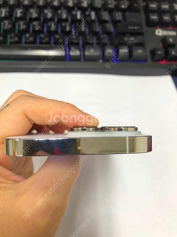 002006 아이폰14프로 화이트 A급 128GB 무잔...--5