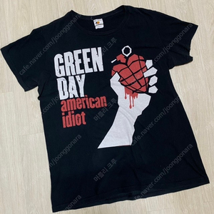 [L]y2k 빈티지 그린데이 GreenDay 락티셔츠