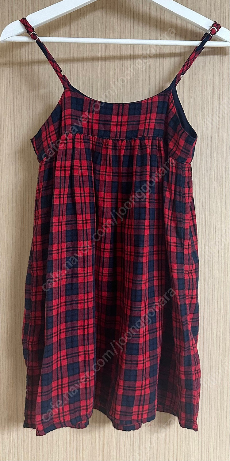 가격내림 상태좋음 뷔스티에원피스 타탄체크원피스 여아끈원피스 여아블라우스 여아가을옷 6세 7세 8세 9세 이미지