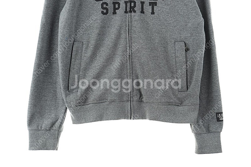 (XL) 지프 집업져지 트랙탑 그레이 올드스쿨 루즈핏--3