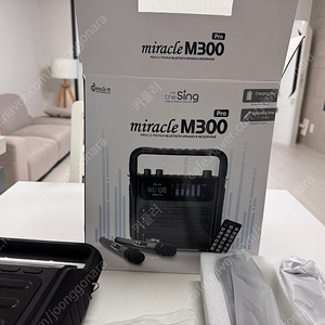 다씽 미라클엠300프로 휴대용엠프 팝니다