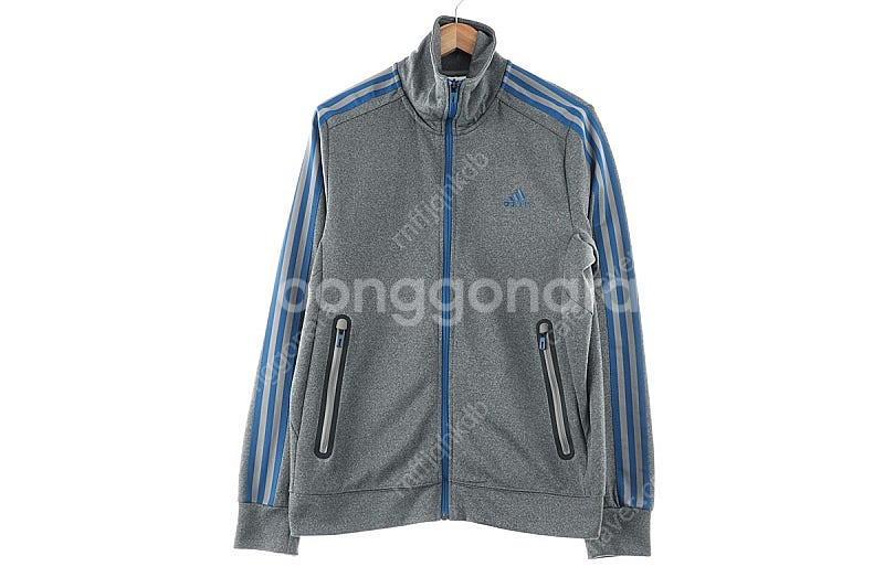 (2XL) 아디다스 집업져지 트랙탑 빅사이즈 그레이 삼...--1