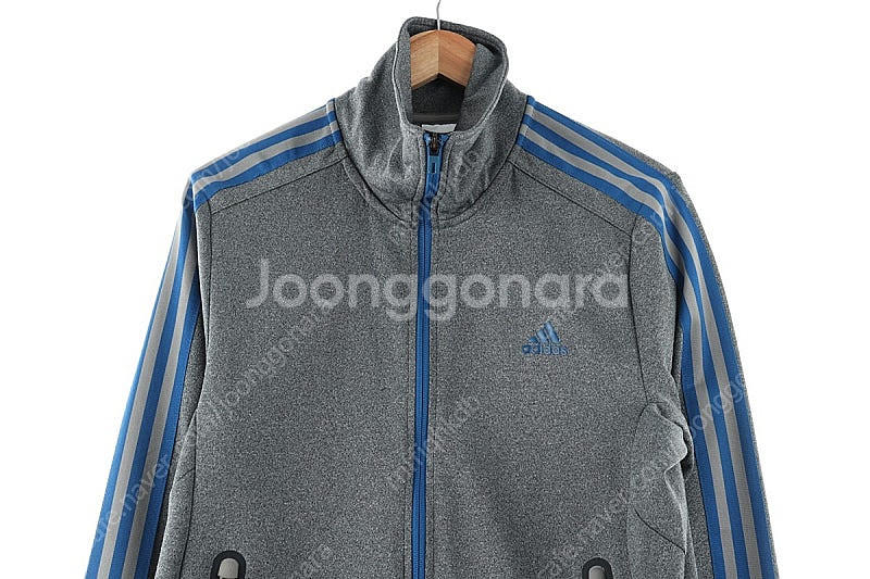 (2XL) 아디다스 집업져지 트랙탑 빅사이즈 그레이 삼...--2