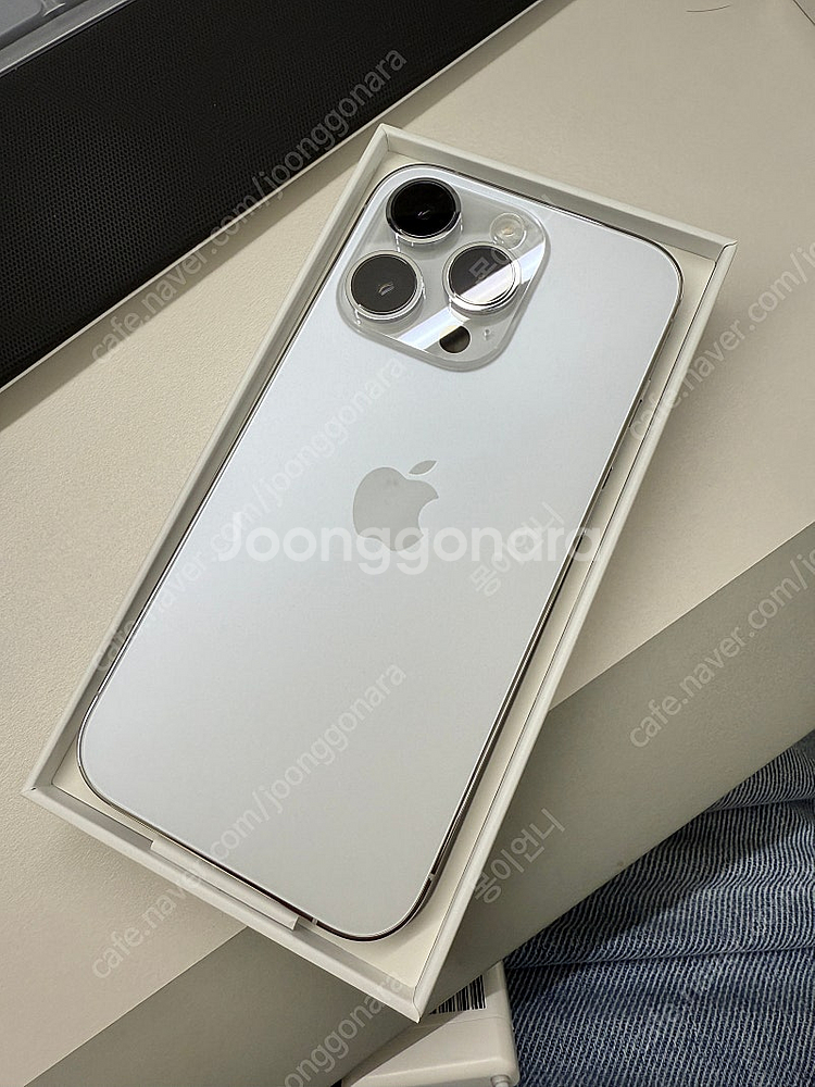 아이폰 14프로 256GB 실버(화이트) 애케플 포함--0