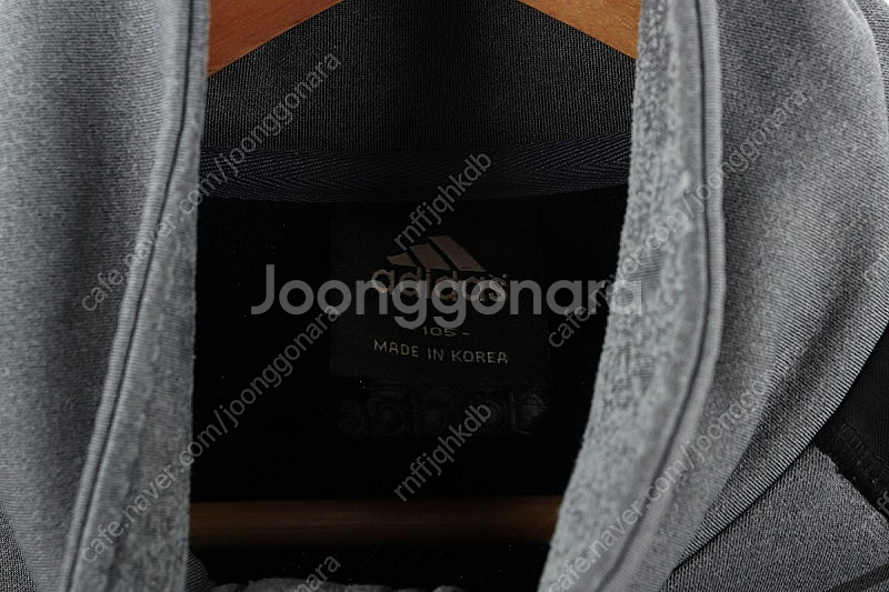 (XL) 아디다스 집업져지 트랙탑 그레이 폴리 올드스쿨...--4