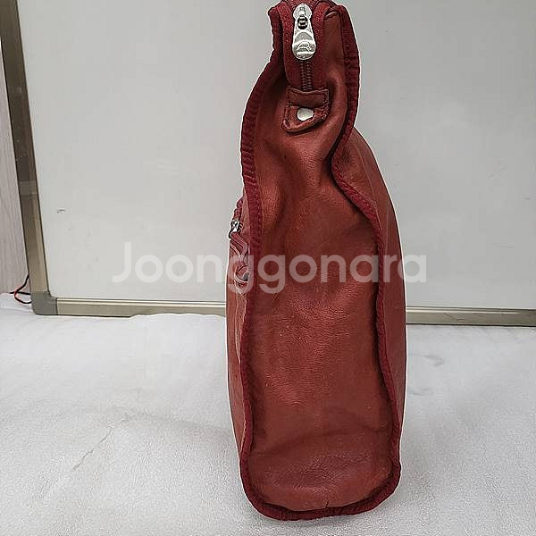 만다리나덕 가죽 토트 솔더백 44x37x10cm--7