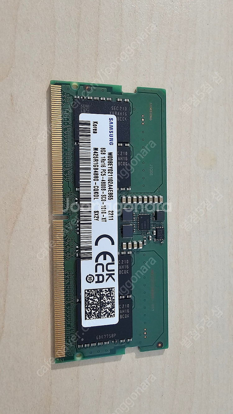 노트북용 램 8GB 삼성 1RX16 PC5 4800B ...--1