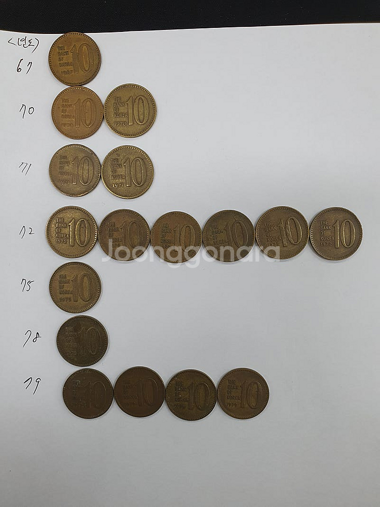 10원 희귀동전--0