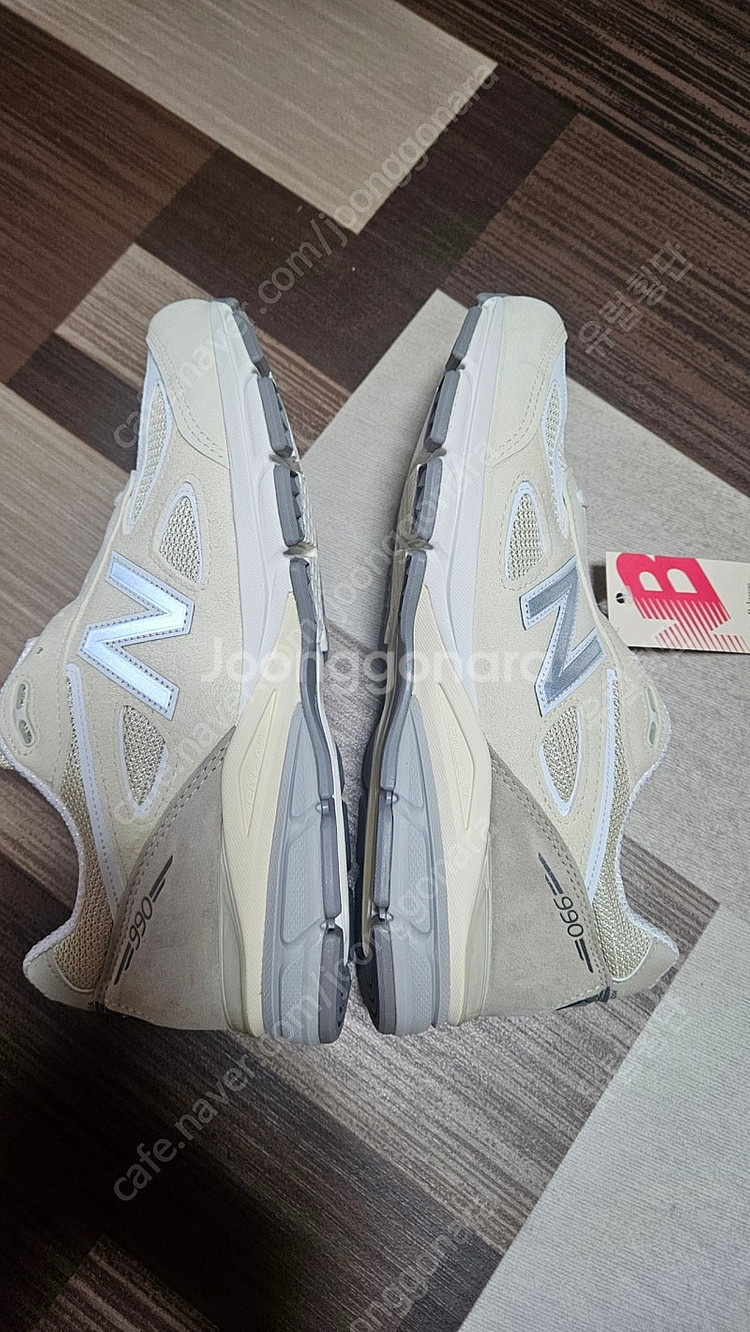 뉴발란스 990v4 크림 화이트 베이지 280사이즈 판...--3