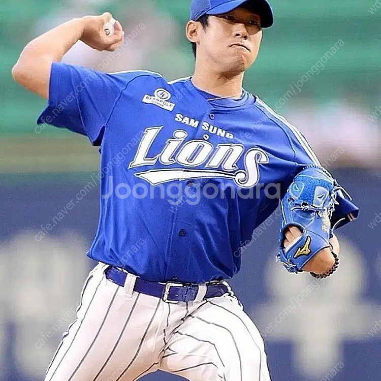 삼성라이온즈 빈폴왕조 윤성환 실착유니폼--0